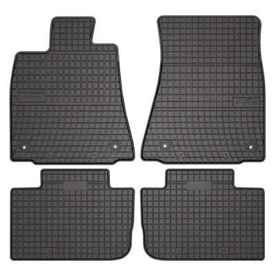 Set covorase cauciuc 4 piese BASIC, fata spate negru, potrivit LEXUS IS III 04.13