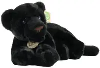Jucărie de pluș Rappa Eco Friends - Pantera, mincinoasă, 40 cm