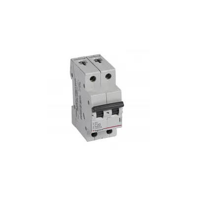 Siguranta automata MCB RX³ 6000 - 2P - 230/400 V~ - 20 A - C curba - prong-type supply busbars