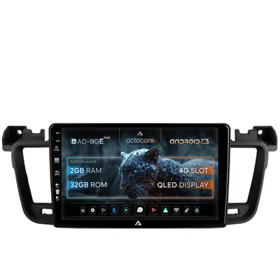 Navigatie Peugeot 508 (2010-2018), Android, E-Octacore 2GB RAM + 32GB ROM, 9 Inch - AD-BGE9002+AD-BGRKIT264