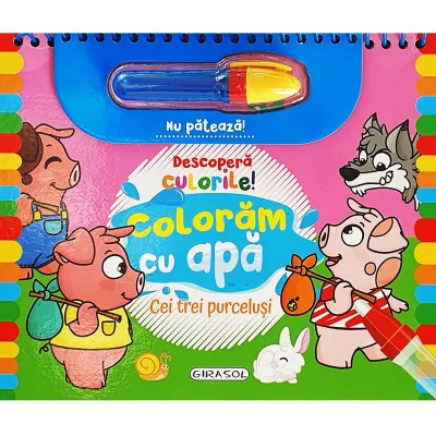 Descopera culorile, Cei trei purcelusi