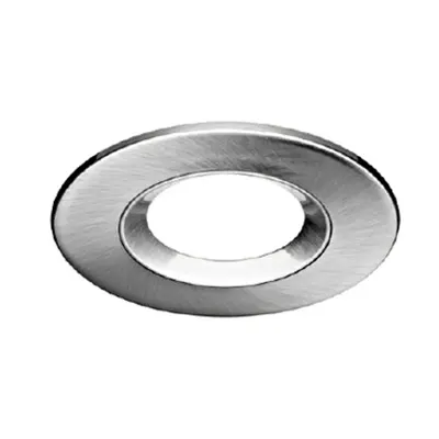 Downlight rama incastrare 90, periat Aluminiu,rotund