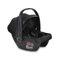 Scoica auto, Lorelli Aria Luxe, panou de ventilatie, tetiera reglabila, maner reglabil, 0-15 luni, 40-87 cm, Black Jasper