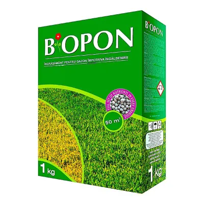 Ingrasamant Biopon anti-ingalbenire pentru gazon 1 kg - Default Title