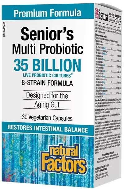 Senior's Multi Probiotic, 30 capsule, Natural Factors