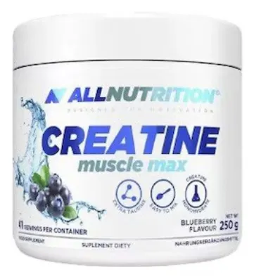 Creatine Muscle Max, afine, 250 g, AllNutrition