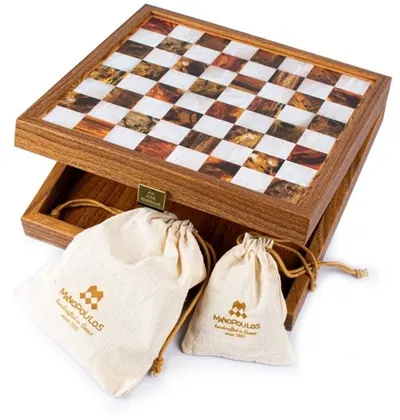 Set sah si table Manopoulos, 27 x 27 cm