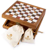 Set sah si table Manopoulos, 27 x 27 cm