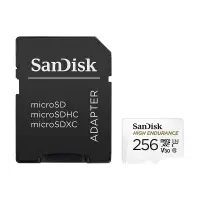 Card de memorie SanDisk 256GB High Endurance Video cu Adaptor, microSDXC, Class 10, V30, UHS-I U3