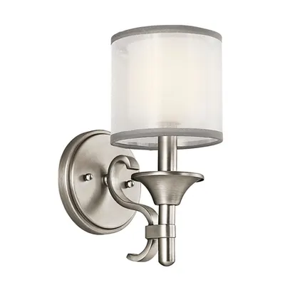 Aplica Lacey 1 Light Wall Light – Antique Pewter