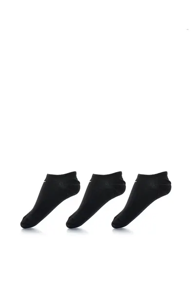 Sosete foarte scurte - unisex - pentru fitness Value - 3 perechi - Negru