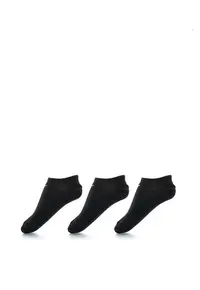 Sosete foarte scurte - unisex - pentru fitness Value - 3 perechi - Negru