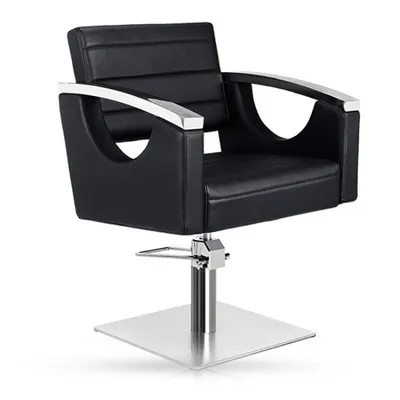 Scaun pentru coafor - MIRPLAY - FANDY - Negru
