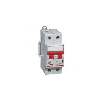Separator modular DX-IS - visible load break - 2P 400 V~ - 40 A