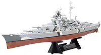 Model de asamblare TAMIYA Militari: Nave - Cuirasatul german Bismarck (TAM78013)
