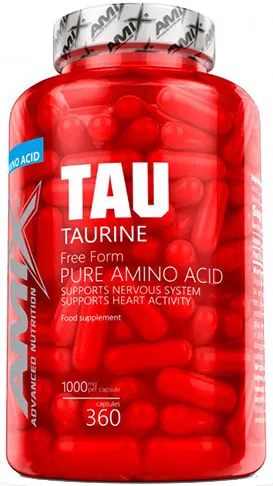 Taurine, 1000 mg, 360 capsule, Amix