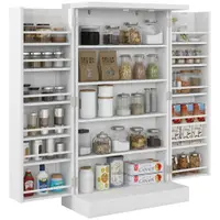 HOMCOM Dulap de Bucătărie Depozitare Independent 60x30x104cm, Alb | Aosom Romania