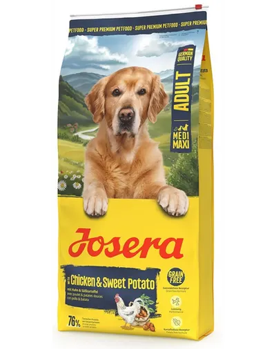 JOSERA Chicken with Sweet Potato Adult 2x12,5kg hrană fără cereale pentru rase medii și mari