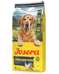 JOSERA Chicken with Sweet Potato Adult 2x12,5kg hrană fără cereale pentru rase medii și mari