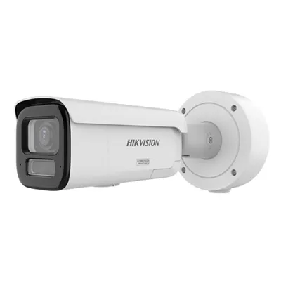 Camera supraveghere exterior IP cu iluminare duala Hikvision ColorVu DS-2CD2667G3-LIZS2UY-SL, 6 MP, 2.8 - 12 mm, IR/lumina alba 60 m, slot card, motorizat, microfon dual si difuzor, sirena, lumina stroboscopica, PoE