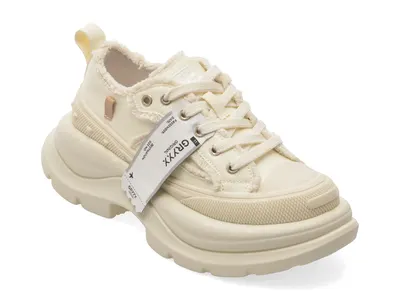 Pantofi sport GRYXX albi, 5368, din material textil
