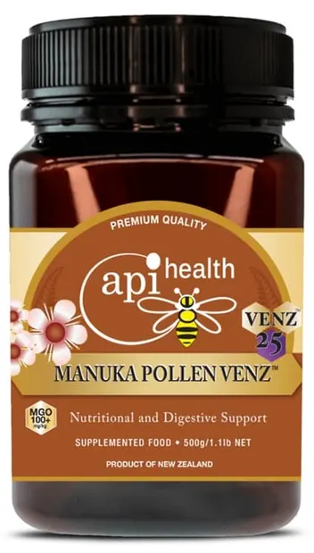 Miere de albine Manuka cu venin de albine și polen de albine, 500 g, ApiHealth