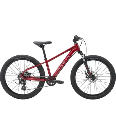 Bicicletă copii MTB Marin Bike BAYVIEW TRAIL 24" - rosu albastru