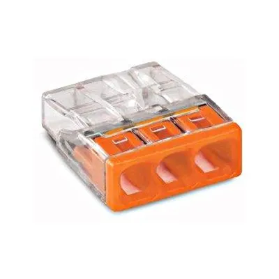 Conector doză Wago push 3x 0.5-2.5mm²