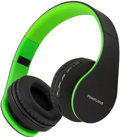 Căști wireless PowerLocus - P1, verzi