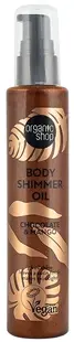 Organic Shop Ulei de corp strălucitor Chocolate & Mango, 100 ml