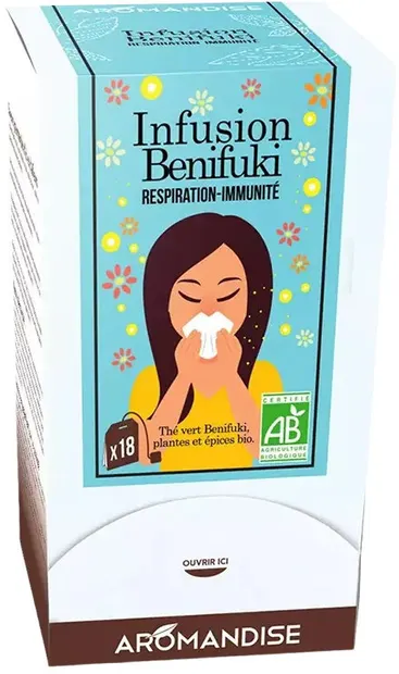 Ceai Benifuki Infuzie, 18 plicuri filtrante, Aromandise