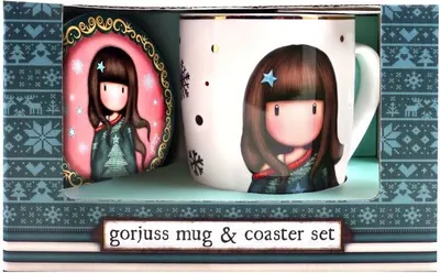 Set ceașcă cu suport Santoro Gorjuss Merry and Bright - Cosy