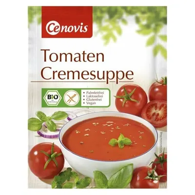 Set 2 x Supa Crema Bio de Rosii, fara Gluten, 63 g, Cenovis