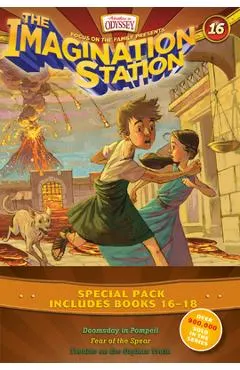 Imagination Station Books 3-Pack: Doomsday in Pompeii / In Fear of the Spear / Trouble on the Orphan Train
