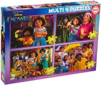 Puzzle pentru copii Educa 4 în 1 - Enkanto