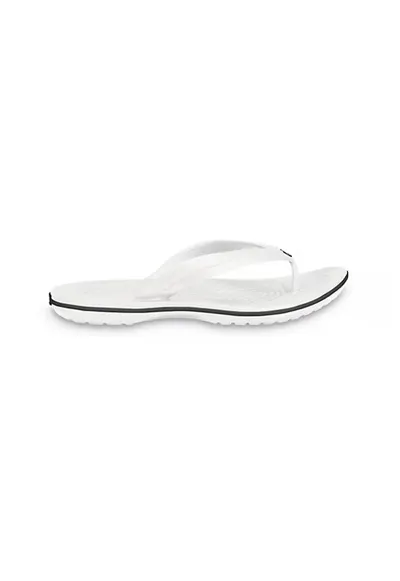 Slapi dama - Crocband Flip - Material sintetic - Alb