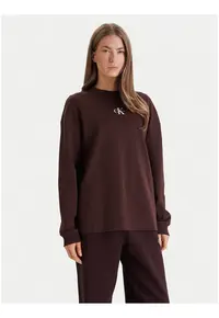 Bluza sport supradimensionata cu monogram pe piept