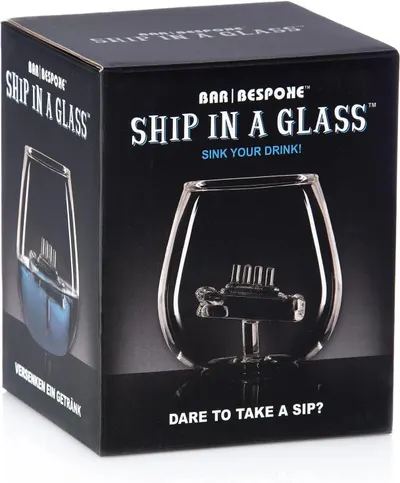 Pahar Mikamax - Ship In A Glass, 600 ml