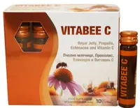 VitaBee C, căpșună, 10 flacoane, Vita Sanus