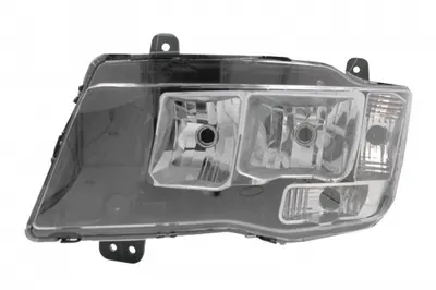 Far stanga (2 H7, electric, cu motor, cu lumina de zi, culoare indicator: transparent) EURO 6 potrivit MAN TGL I, TGM I, TGS I, TGS II, TGX I, TGX II 08.12