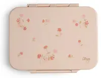 Caserola pranz din tritan cu 4 compartimente, Citron, Flori