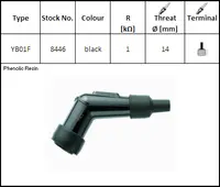 NGK - Pipa bachelita YB01F