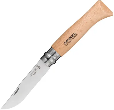 Cuțit pliabil Opinel Inox - №8, fag