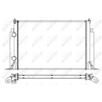 Radiator, racire motor NRF 53609