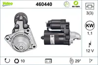 Electromotor (12v, 1,1kw, Reconditionat) Potrivit Volvo C30, S40 Ii, V50; Ford B-Max, C-Max, C-Max Ii, Ecosport, Fiesta, Fiesta Iv, Fiesta V, Fiesta Vi, Fiesta Hatchback 1.2-2.0alk 08.95-