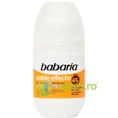 Deodorant Roll-On pentru Pielea Sensibila cu Dublu Efect fara Alcool Silky Skin 50ml