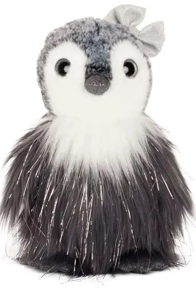Jucărie de pluș Keel Toys - Pinguin cu panglică, 23 cm