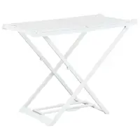 Gossi uscator de rufe pliabil, alb, plastic