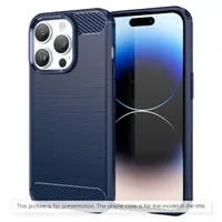 Husa pentru Apple iPhone 17 Air, Techsuit, Carbon, Albastra