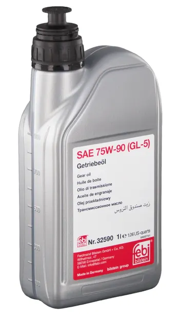 Ulei transmisie FEBI BILSTEIN 75W90 GL-5 32590, volum 1 litru, galben 1L